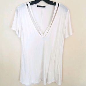 White long flowy blouse